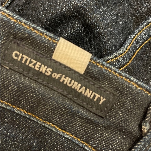 Dark Wash High Rise Skinny Jeans Minimalist Clean Girl Stretch Denim 30 - Picture 13 of 13